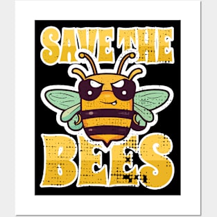 Save the Bees Posters and Art